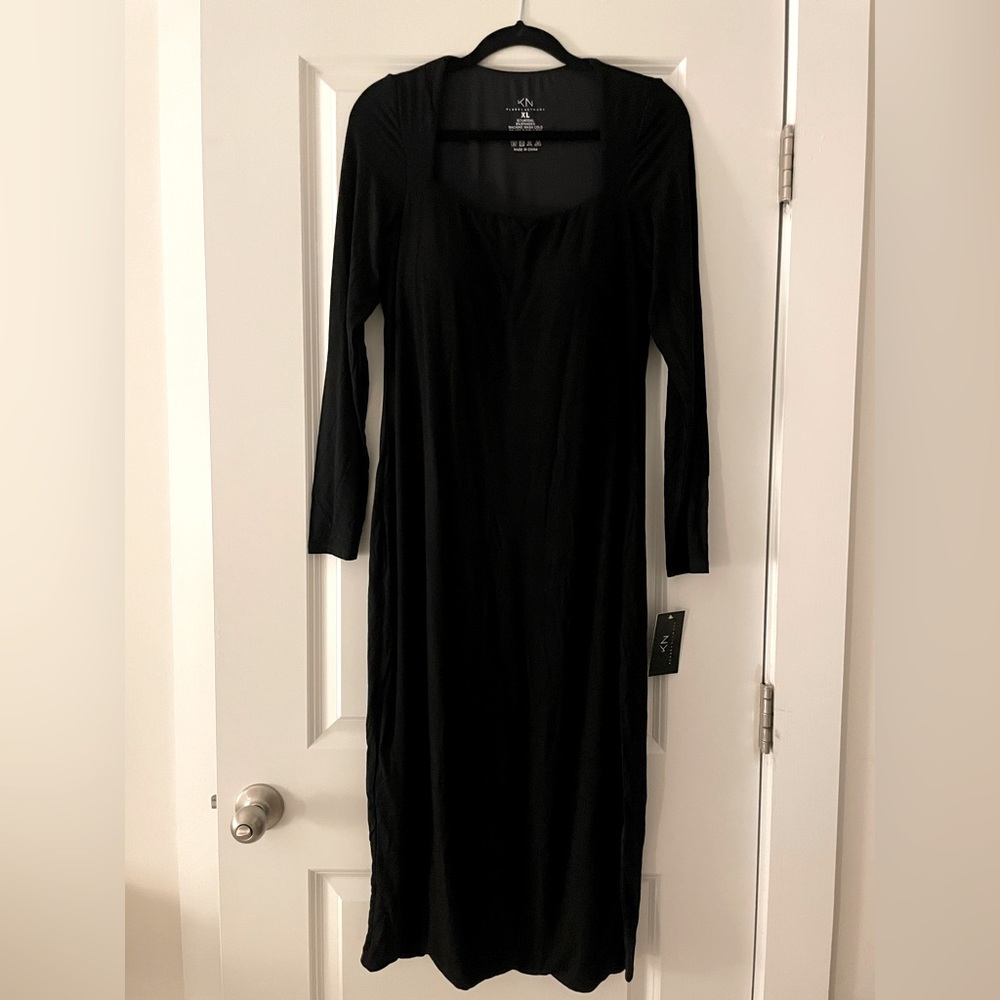 Square neck midi brami dress